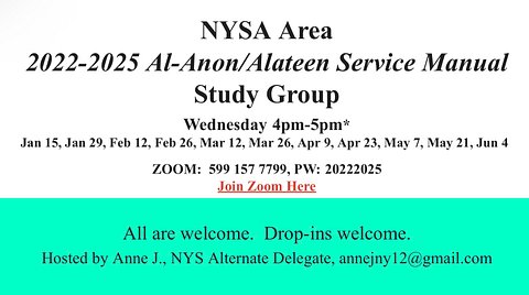 NYSSA 2025 Study Group