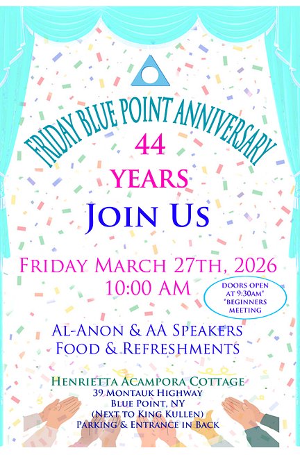 BLUE POINT ANNIVERSARY 2026 - Pat Giancontieri