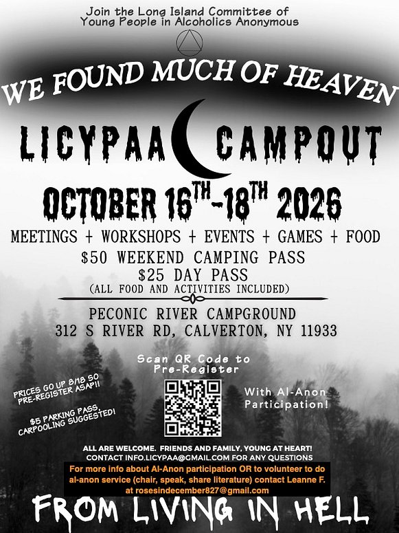 LICYPAA Campout 2026 Flyer Charles Hall